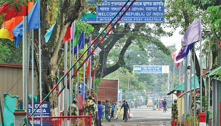 চলমান পরিস্থিতিতে স্থবির আখাউড়া স্থলবন্দর